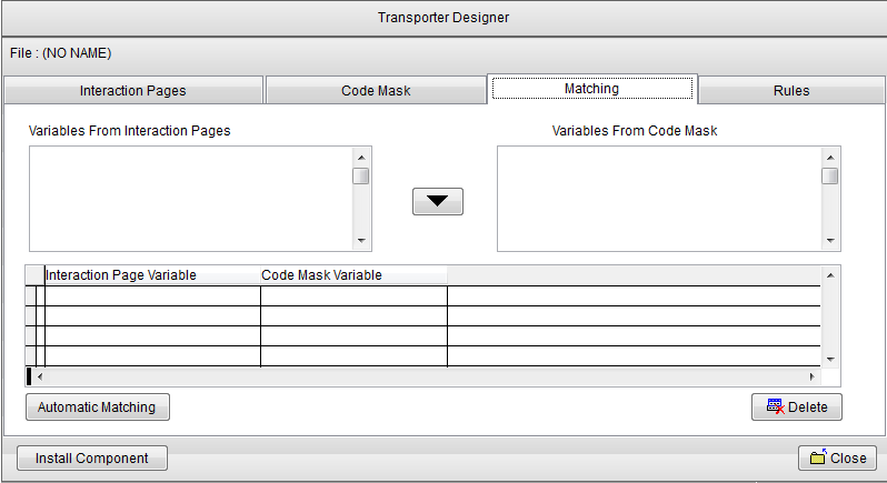 Transporter - Matching